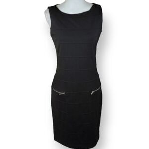 ADRIENNE VITTADINI BLACK DRESS SZ.8 EUC